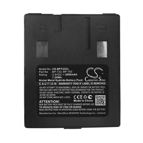 3.6V, Ni-MH, 2000mAh, Cordless Phone battery fits Ameritech, Sony, Audiovox, Bp-t23, Am1930, Am1933, 7.2Wh Cordless Phone Cameron Sino Technology Limited (Cordless Phone)