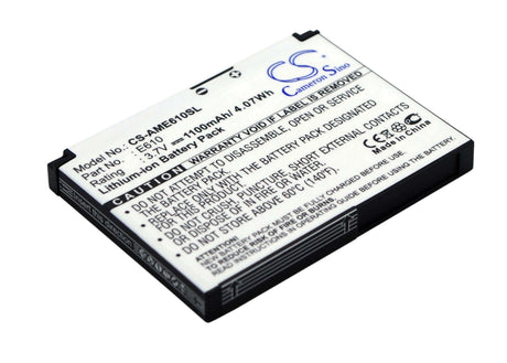 3.7V, Li-ion, 1100mAh, SmartPhone battery fits Amoi, E610, E610, 4.07Wh Mobile, SmartPhone Cameron Sino Technology Limited (Suspended)