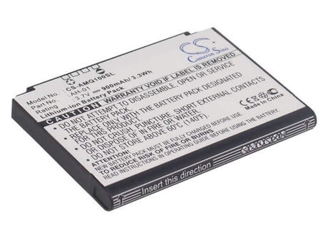 3.7V, Li-ion, 900mAh, VoIP Phone battery fits Amoi, Ah-01, Inq1, Inq-1, 3.33Wh VoIP Phone Cameron Sino Technology Limited (Suspended)