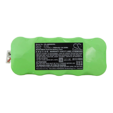 12.0V, Ni-MH, 7000mAh, Speaker battery fits Amplivox, S805a, Sw805a, 84.00Wh Speaker Cameron Sino Technology Limited