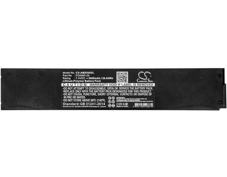 7.4V, Li-Polymer, 3600mAh, Equipment battery fits Amx, Fg5965-20, MVP Touch Panels, Mvp-8400, 26.64Wh Equipment, Survey, Test Cameron Sino Technology Limited