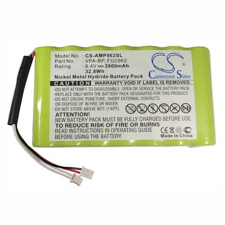 8.4V, Ni-MH, 3900mAh, Equipment battery fits Amx, Fg0962, touchscreens VPW-GS, Viewpoint Vpw-cp, 32.76Wh Equipment, Survey, Test Cameron Sino Technology Limited