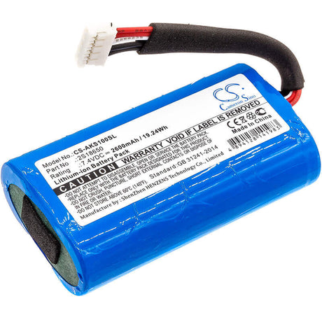 7.4V, Li-ion, 2600mAh, Speaker battery fits Anker, Soundcore Boost, 19.24Wh Speaker Cameron Sino Technology Limited