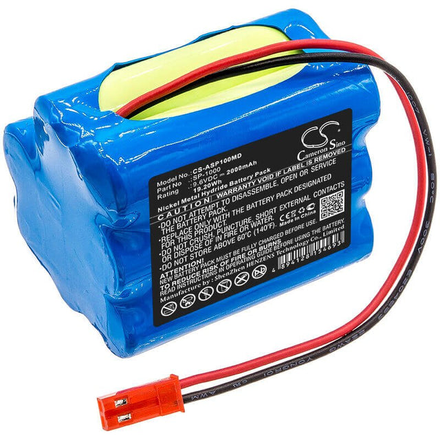 9.6V, Ni-MH, 2000mAh, Medical battery fits Annol, Sp-1000, 19.20Wh Medical Cameron Sino Technology Limited (Medical)