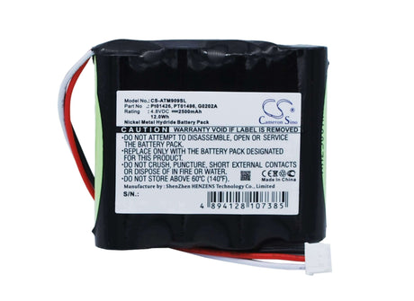 4.8V, Ni-MH, 2500mAh, Equipment battery fits Anritsu, G0202a, 909814B, 909814c, 12Wh Equipment, Survey, Test Cameron Sino Technology Limited