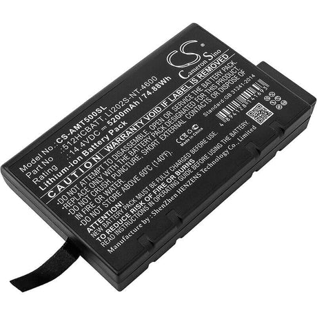 14.4V, Li-ion, 5200mAh, Equipment battery fits Anritsu, Tsi, 512hcbatt, Nettest CMA-5000, Nettest Cma-5000a, 74.88Wh Equipment, Survey, Test Cameron Sino Technology Limited