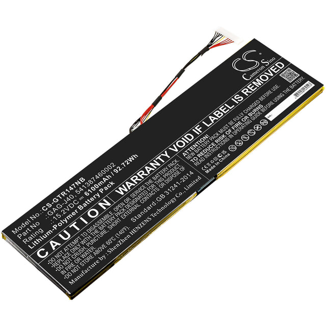 Battery For Aorus, 17 Ya Gaming 15.2v, 6100mah - 92.72wh Notebook, Laptop Cameron Sino Technology Limited   
