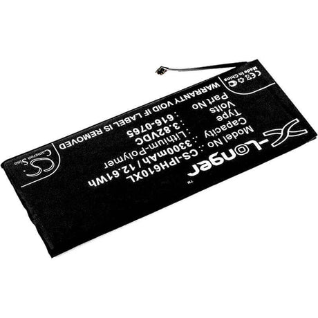 3.82V, Li-Polymer, 3300mAh, SmartPhone battery fits Apple, 616-0765, A1522, A1524, 12.61Wh Mobile, SmartPhone Cameron Sino Technology Limited (Smartphone)