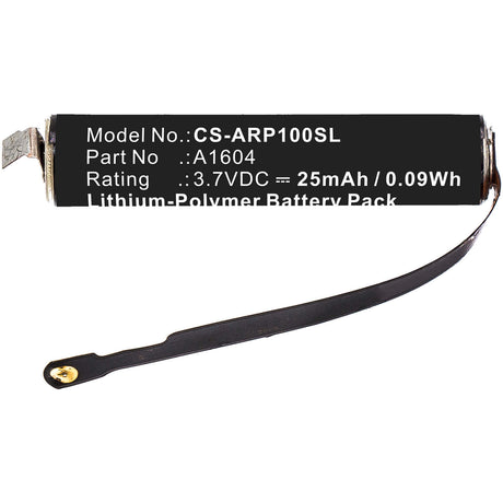 Battery For Apple, A1523, A1722, A2031 3.7v, 25mah - 0.09wh Batteries for Electronics Cameron Sino Technology Limited (Suspended)   