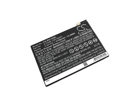 3.82V, Li-Polymer, 5100mAh, Tablet battery fits Apple, 020-00297, A1538, A1546, 19.48Wh Tablet Cameron Sino Technology Limited