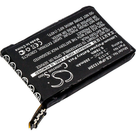 3.8V, Li-Polymer, 200mAh, Smartwatch battery fits Apple, A1578, A1553, A1554, 0.76Wh Smartwatch Cameron Sino Technology Limited