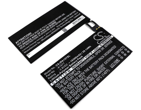 3.8V, Li-Polymer, 10300mAh, Tablet battery fits Apple, A1577, A1577, A1584, 39.14Wh Tablet Cameron Sino Technology Limited