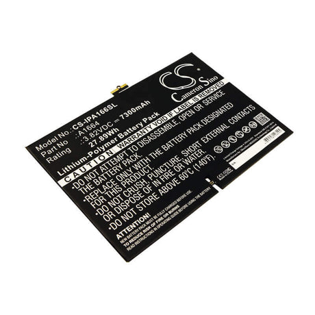 3.82V, Li-Polymer, 7300mAh, Tablet battery fits Apple, A1664, A1673, A1674, 27.89Wh Tablet Cameron Sino Technology Limited