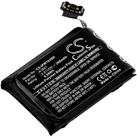 3.81V, Li-Polymer, 260mAh, Smartwatch battery fits Apple, A1847, A1860, Watch Series 3 38mm, 0.99Wh Smartwatch Cameron Sino Technology Limited