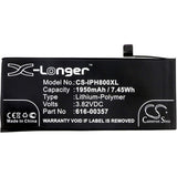 3.82V, Li-Polymer, 1950mAh, SmartPhone battery fits Apple, 616-00357, A1863, Iphone 8, 7.45Wh Mobile, SmartPhone Cameron Sino Technology Limited (Smartphone)