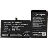 3.8V, Li-Polymer, 3700mAh, SmartPhone battery fits Apple, 616-00506, A1921, A2014, 14.06Wh Mobile, SmartPhone Cameron Sino Technology Limited (Smartphone)