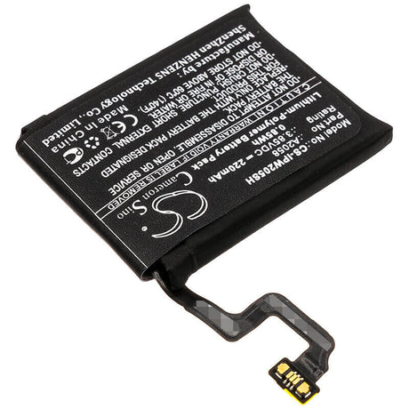 3.85V, Li-Polymer, 220mAh, Smartwatch battery fits Apple, A2058, A1975, A1977, 0.85Wh Smartwatch Cameron Sino Technology Limited