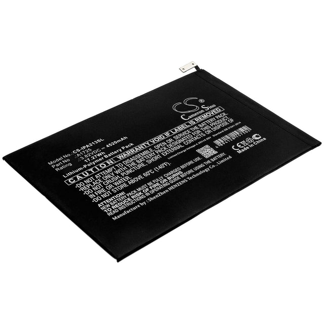 3.82V, Li-Polymer, 4520mAh, Tablet battery fits Apple, A1725, A2114, A2124, 17.27Wh Tablet Cameron Sino Technology Limited