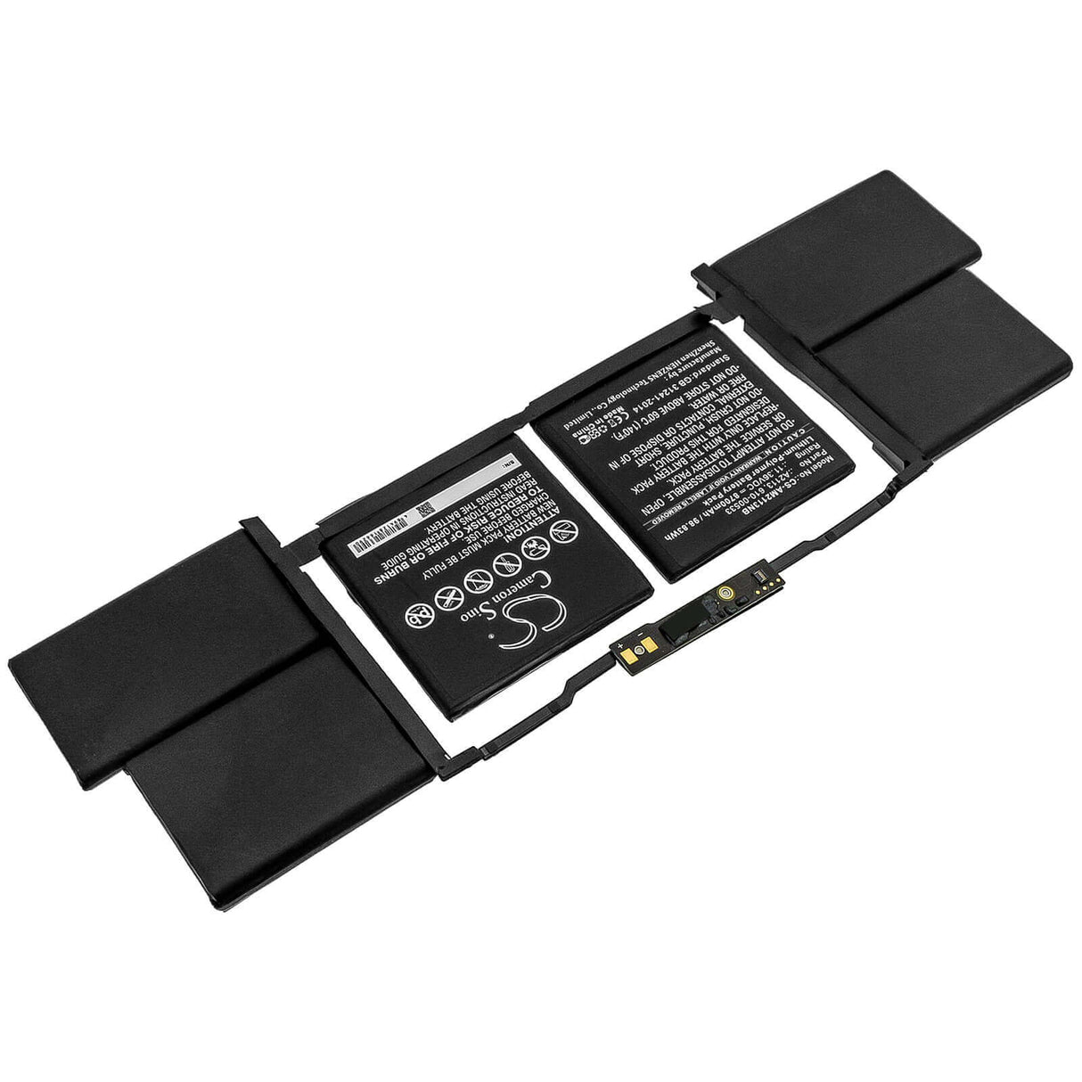 Notebook Battery For Apple, A2141, Macbook Pro 16 2019, Macbook Pro 16 2019 I9 5500m 11.36v, 8700mah - 98.83wh Notebook, Laptop Cameron Sino Technology Limited