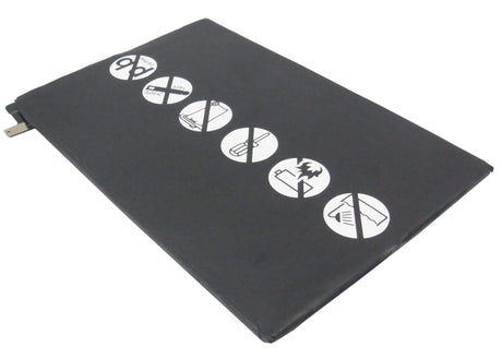 3.7V, Li-Polymer, 6400mAh, Tablet battery fits Apple, A1489, A1489, A1490, 23.68Wh Tablet Cameron Sino Technology Limited