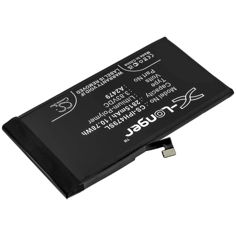 3.83V, Li-Polymer, 2815mAh, SmartPhone battery fits Apple, A2431, Iphone 12, Iphone 12 Max, 10.78Wh Mobile, SmartPhone Cameron Sino Technology Limited (Smartphone)