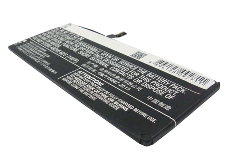 3.82V, Li-Polymer, 2900mAh, SmartPhone battery fits Apple, 616-0765, A1522, A1524, 11.08Wh Mobile, SmartPhone Cameron Sino Technology Limited (Smartphone)