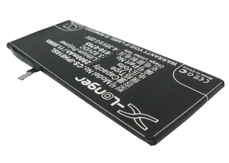 3.82V, Li-Polymer, 2900mAh, SmartPhone battery fits Apple, 616-0765, A1522, A1524, 11.08Wh Mobile, SmartPhone Cameron Sino Technology Limited (Smartphone)