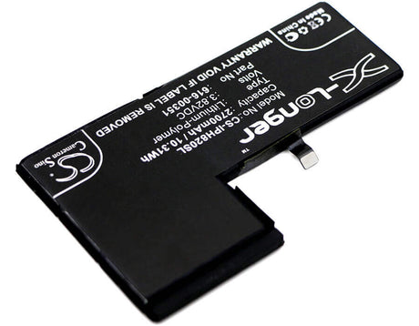 3.82V, Li-Polymer, 2700mAh, SmartPhone battery fits Apple, 616-00351, Iphone X, Mqa52ll/a, 10.31Wh Mobile, SmartPhone Cameron Sino Technology Limited (Smartphone)
