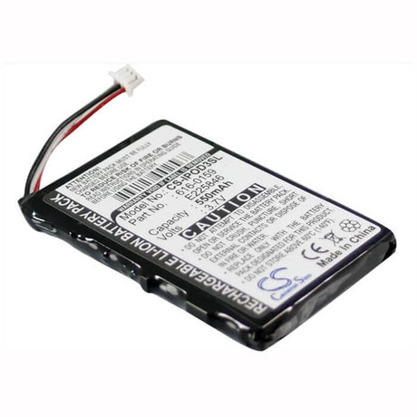 3.7V, Li-ion, 550mAh, Media Player battery fits Apple, 616-0159, Ipod 10gb M8976ll/a, Ipod 15gb M9460ll/a, 2.04Wh Media Player Cameron Sino Technology Limited