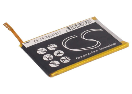 3.7V, Li-Polymer, 930mAh, Media Player battery fits Apple, 616-0550, Ipod Touch 4th, 3.44Wh Media Player Cameron Sino Technology Limited