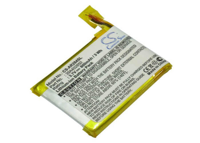 3.7V, Li-Polymer, 800mAh, Media Player battery fits Archos, 39a402850, 28 Internet Tablet, 8100, 2.96Wh Media Player Cameron Sino Technology Limited (Suspended)