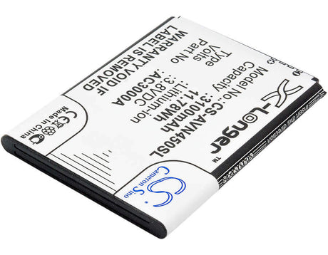 3.8V, Li-ion, 3100mAh, SmartPhone battery fits Archos, Ac3000a, 45 Neon, 11.78Wh Mobile, SmartPhone Cameron Sino Technology Limited (Smartphone)