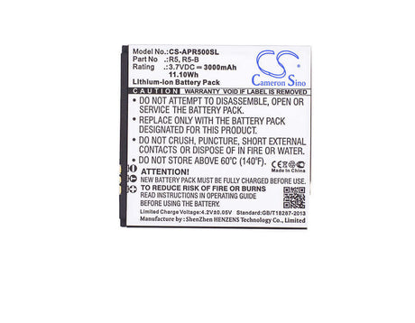 3.7V, Li-ion, 1400mAh, SmartPhone battery fits Archos, Ac1600a, 45 Platinum, 5.18Wh Mobile, SmartPhone Cameron Sino Technology Limited (Smartphone)