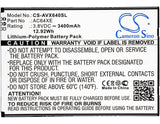 3.8V, Li-Polymer, 3400mAh, SmartPhone battery fits Archos, Ac64xe, 64 Xenon, 12.92Wh Mobile, SmartPhone Cameron Sino Technology Limited (Smartphone)