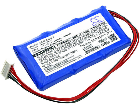 11.1V, Li-Polymer, 1800mAh, Medical battery fits Edanins, Aricon, Bat-141015200-041, Ecg-3b, Ecg-3d, 19.98Wh Medical Cameron Sino Technology Limited (Medical)