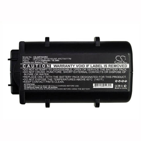 7.4V, Li-ion, 2200mAh, Cable Modem battery fits Arris, 49100160jap, Arct02220c, Tg852, 16.28Wh Cable Modem Cameron Sino Technology Limited