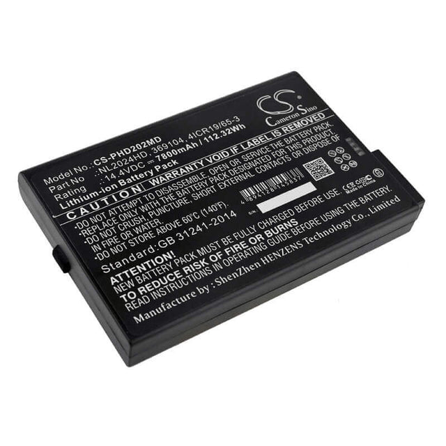 14.4V, Li-ion, 7800mAh, Medical battery fits Artisan, Siemens, Esaote, Hamilton, Ni2020, Pms Lasair Ii 310, Pms Lasair Ii 310b, 112.32Wh Medical Cameron Sino Technology Limited (Medical)