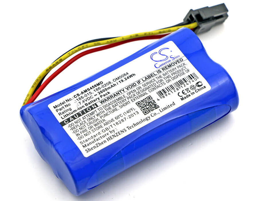 7.4V, Li-ion, 2600mAh, Medical battery fits Medtronic, Covidien, Aspect Medical System, 185-0152, Bis Vista, Bis Vista Monitoring, 19.24Wh Medical Cameron Sino Technology Limited (Medical)