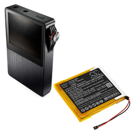 3.8V, Li-Polymer, 2600mAh, Media Player battery fits Astell&kern, Ncp605056, Ak120, 9.88Wh Media Player Cameron Sino Technology Limited