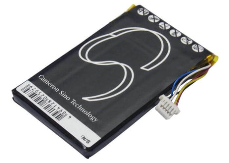 3.7V, Li-Polymer, 1250mAh, GPS battery fits Asus, 90wg012ae, 90wg012ae1155l1, S102, 4.63Wh GPS, Navigator Cameron Sino Technology Limited