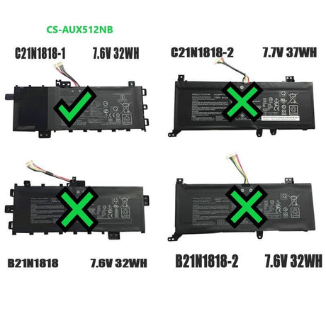 Notebook battery For Asus, Asus X712fa-gc102t, R564dk, V5000fa 7.6v, 4050mah - 30.78wh Notebook, Laptop Cameron Sino Technology Limited