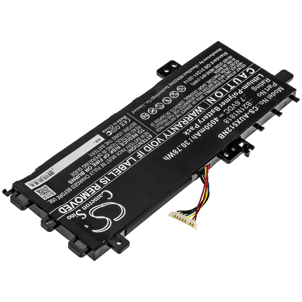 Notebook battery For Asus, Asus X712fa-gc102t, R564dk, V5000fa 7.6v, 4050mah - 30.78wh Notebook, Laptop Cameron Sino Technology Limited