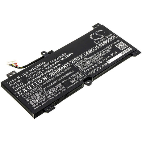 Notebook Battery For Asus, G515gv, G515gw, G715gv 15.4v, 4300mah - 66.22wh Notebook, Laptop Cameron Sino Technology Limited