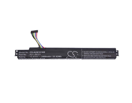 Battery For Asus, Jn101 10.8v, 2400mah - 25.92wh Notebook, Laptop Cameron Sino Technology Limited   