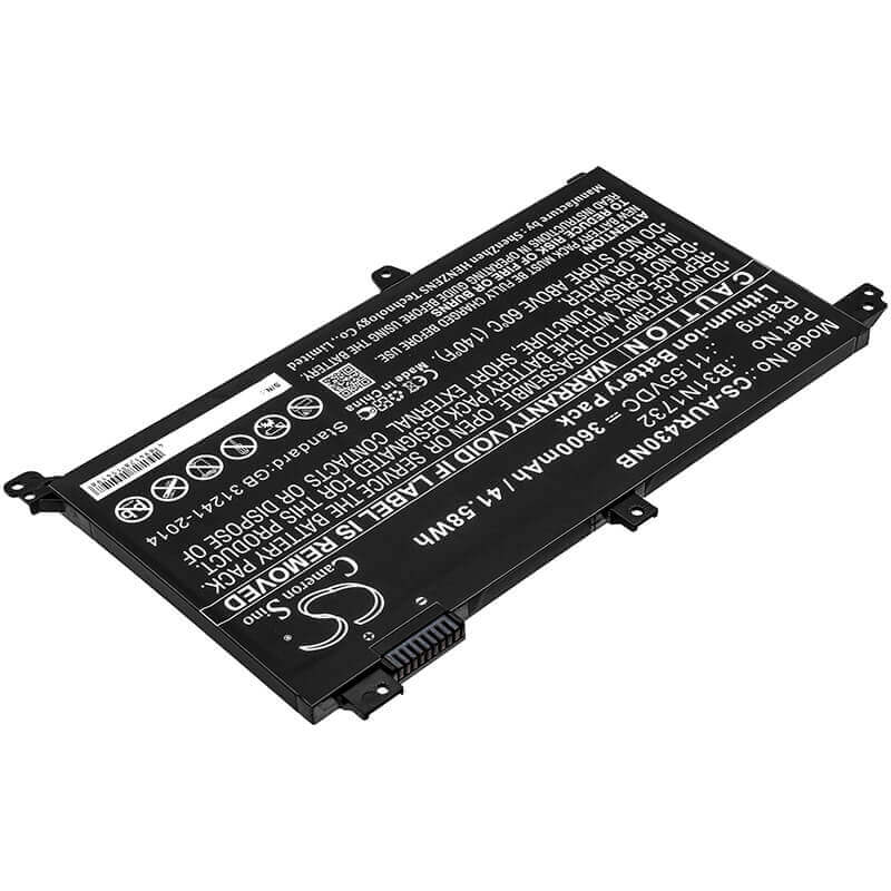 Notebook Battery For Asus, X571L, K430fn, K430uf 11.55v, 3600mah - 41.58wh Notebook, Laptop Cameron Sino Technology Limited