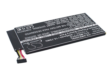 3.75V, Li-Polymer, 4200mAh, Tablet battery fits Asus, C11-me370tg, Me370tg, 15.75Wh Tablet Cameron Sino Technology Limited