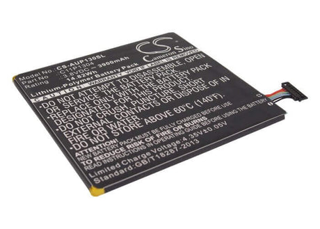 3.8V, Li-Polymer, 3900mAh, Tablet battery fits Asus, 0b200-00800000, K00l, K013, 14.82Wh Tablet Cameron Sino Technology Limited