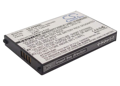 3.7V, Li-ion, 1300mAh, PDA battery fits Asus, 07g0166b3450, Mypal A626, Mypal A686, 4.81Wh PDA, Pocket PC Cameron Sino Technology Limited
