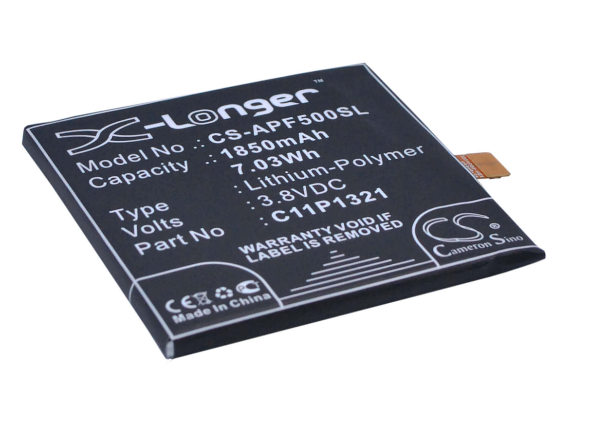 3.8V, Li-Polymer, 1850mAh, SmartPhone battery fits Asus, C11p1321, A68m, Padfone E, 7.03Wh Mobile, SmartPhone Cameron Sino Technology Limited (Smartphone)