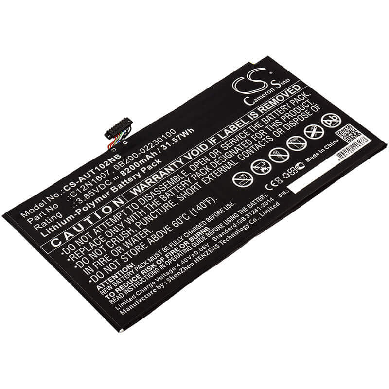 Notebook Battery For Asus, T102h, T102ha 3.85v, 8200mah - 31.57wh Notebook, Laptop Cameron Sino Technology Limited